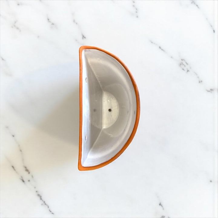 Hand Painted Mexican Talavera Vibrant Wall Half Standard Planter Pot – Assorted Designs