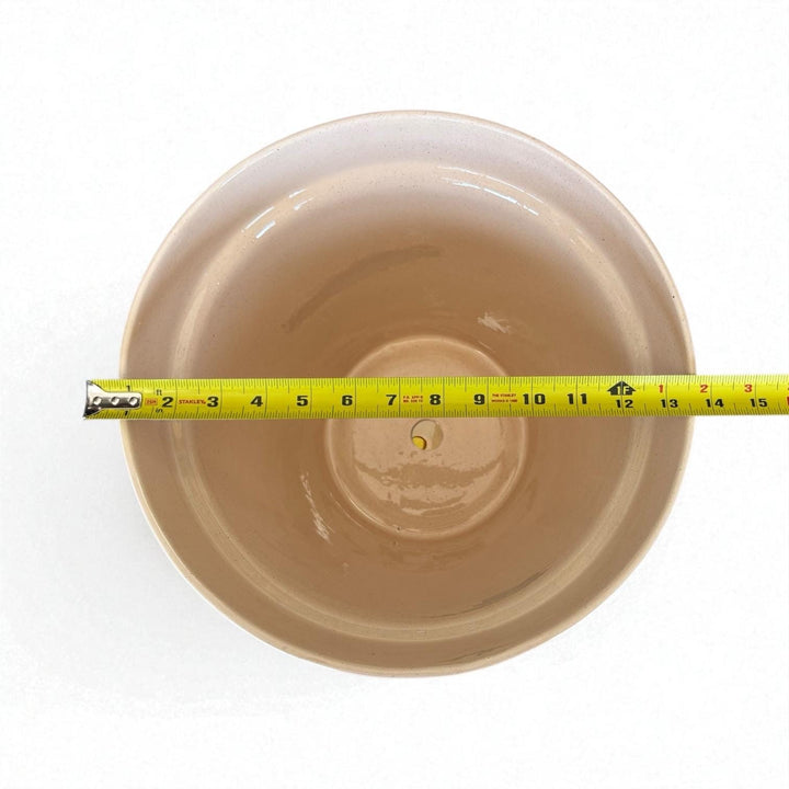 Hand Painted Mexican Talavera Planter Pot, Ivory White Mandela Design (Cielito Lindo Inspired) – Free Shipping (Contiguous U.S. Only)