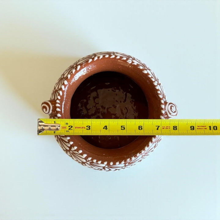 Hand Painted Rustic Talavera Tureen Frijolera-Style “Sopera” (Cielito Lindo Inspired)