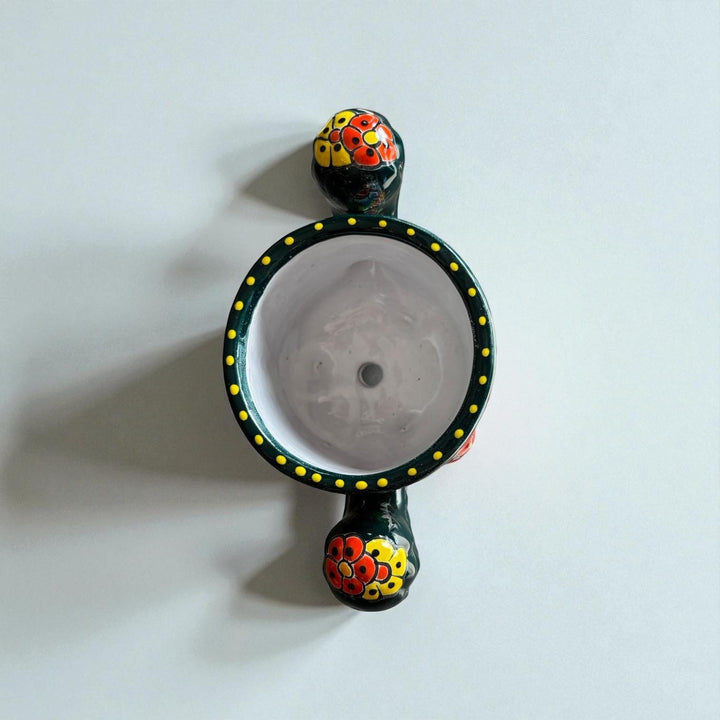 Cute Hand Painted Talavera Cactus Planter Pot – Assorted Colors