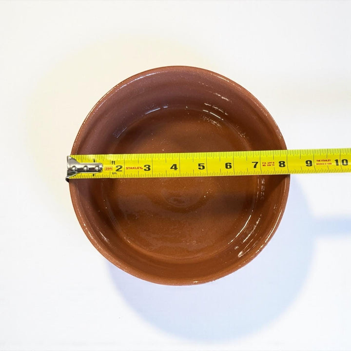 Hand Painted Rustic Talavera Brown and Dark Chocolate Monarch Butterfly “Tortillero” (Cielito Lindo Inspired)