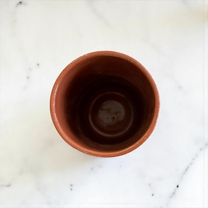 Beautiful Hand Painted Rustic Floral Terracotta Brown & White Talavera – Assorted Quantities