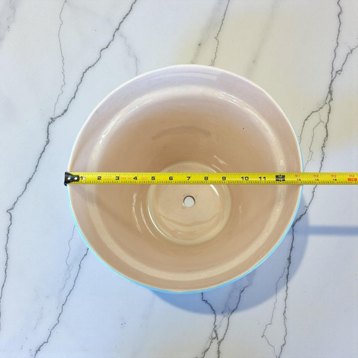 Hand Painted Mexican Talavera Standard Planter Pot, Monarch Butterfly & Sunflower – Free Shipping (Contiguous U.S. Only)