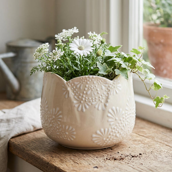 self watering plant containers Pie Rim Self-Watering Pot — Green Acres Nursery & Supply main image 0
